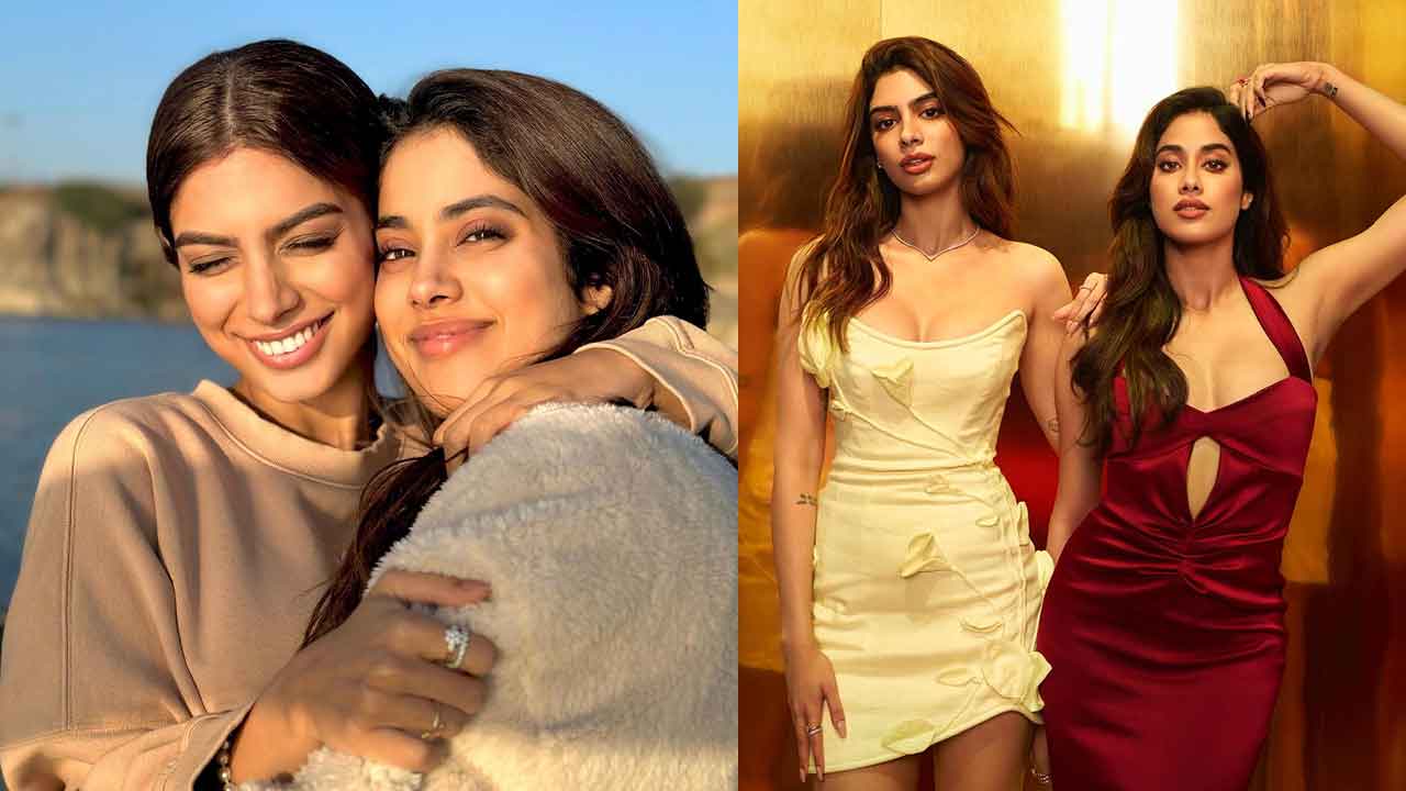 Janhvi Kapoor and Khushi Kapoor serving sisters’ goals