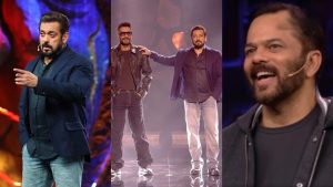 Salman Khan, Rohit Shetty and Ajay Devgn