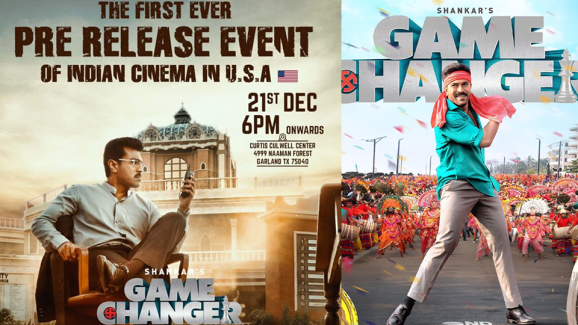 Ram Charan Game Changer’s first ever pre-release event quick start soon in the USA