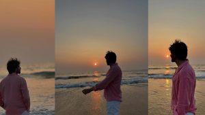 The Actor Celebrates His '34' Peacefully