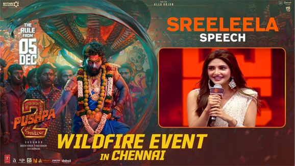 Pushpa 2 stars Allu Arjun , Rashmika Mandanna and Sree Leela unvieled Kissik song