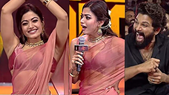 Rashmika Mandanna finally addressess relationship rumors at the Pushpa 2 Chennai promotional event