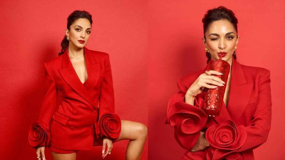 Kiara Advani’s styling secrets, bold red blazer makes heads turn