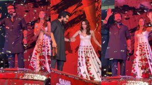 Ram Charan and Kiara Advani's Stunning Looks At Game Changer Teaser Launch