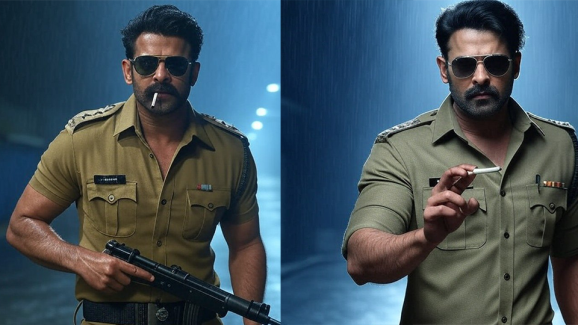 Rebel Star Prabhas AI-generated cop pics from Spirit trends online