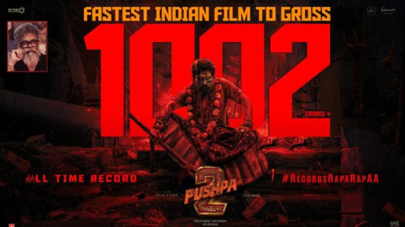 Allu Arjun’s Pushpa 2 becomes the fastest Indian film to gross over 1000 crore