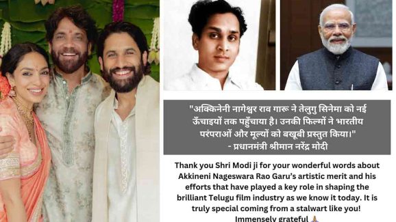 Akkineni Family Extends Gratitude to PM Modi for Tribute to ANR