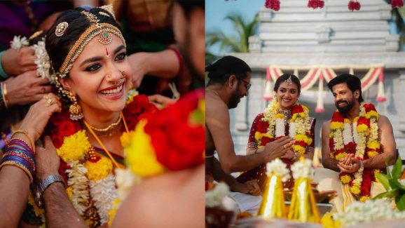 Keerthy Suresh Ties the Knot with Antony Thattil; Happy Pics Out