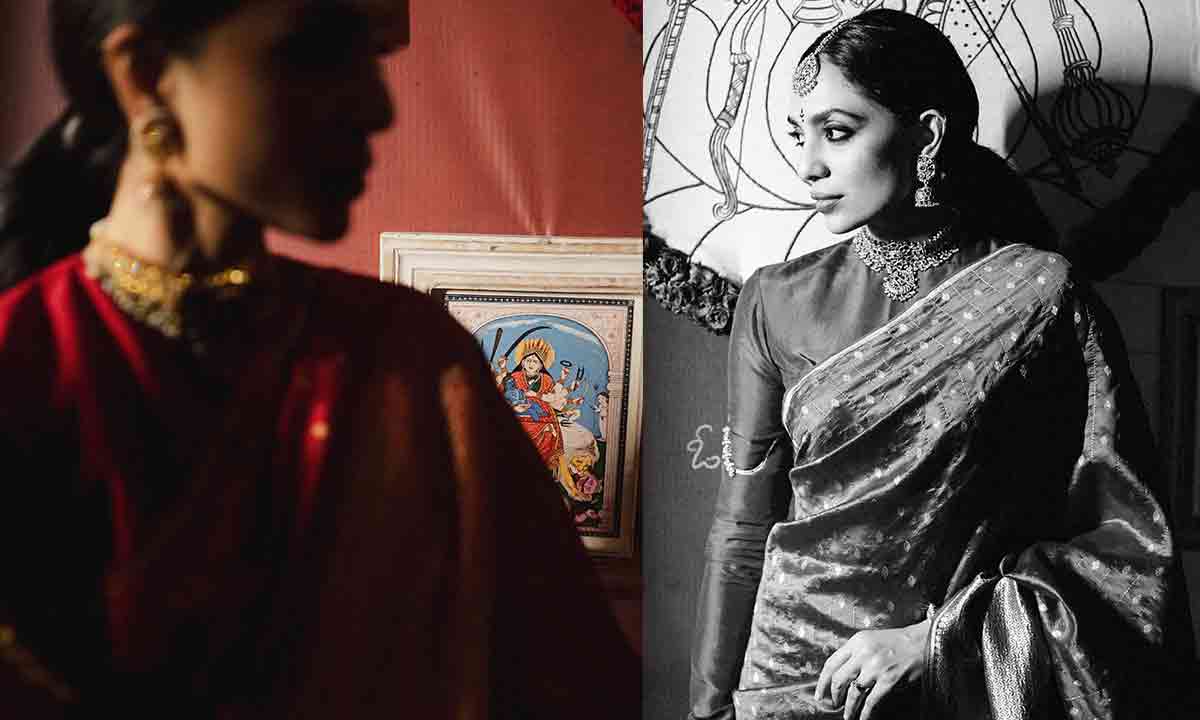 Sobhita Dhulipala Charms in Pelli Kuthuru Ceremony Photos Ahead of Wedding