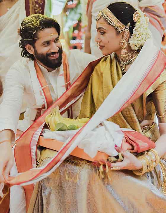 Naga Chaitanya and Sobhita Dhulipala Intimate Wedding Moments