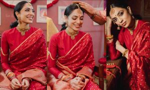 Sobhita Dhulipala Charms in Pelli Kuthuru Ceremony Photos Ahead of Wedding