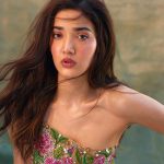12th Fail Actress Medha Shankr poses In Floral Embellished Dress
