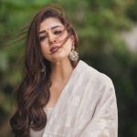 Nayanthara Flaunts Elegant Looks In White Kurti Set