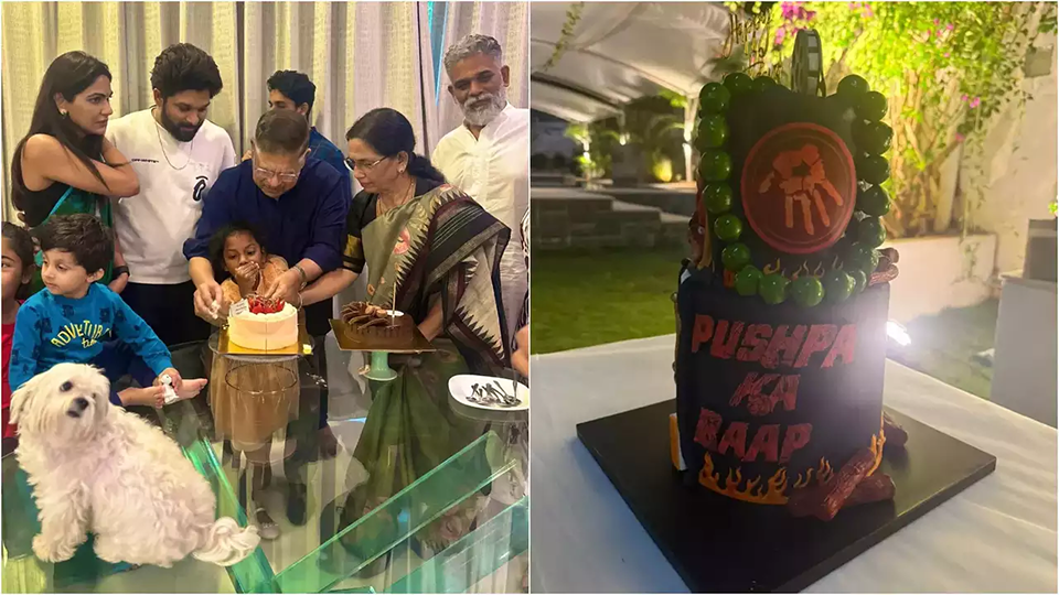 Allu Arjun celebrates father Allu Arvind’s birthday with a twist