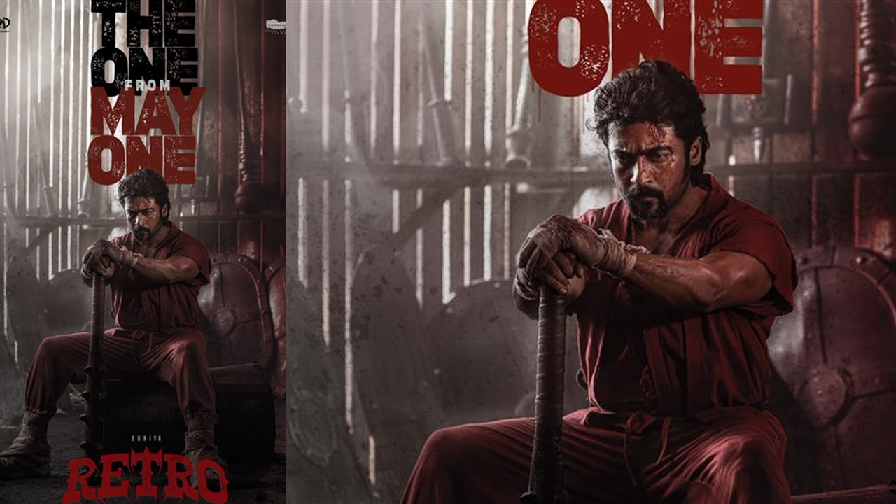 Suriya and Karthik Subbaraj’s Retro makers dropped new poster revealing release date