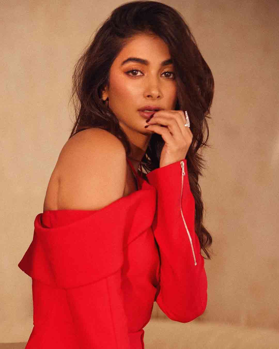 Pooja Hegde’s Wows Fans in Hot Red Chic Bodycon Dress!
