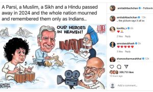 Amitabh Bachchan Remembers Late Indian Legends with Heartfelt Post