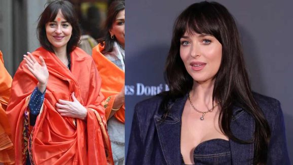 Dakota Johnson Embraces Indian Culture; Visits Temples In India