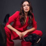 Wamiqa Gabbi’s Red Suit and Doggie Combo Leaves Fans in Awe