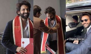 Kartik Aaryan Finally Gets His Engineering Degree, A Look at His Celebrations