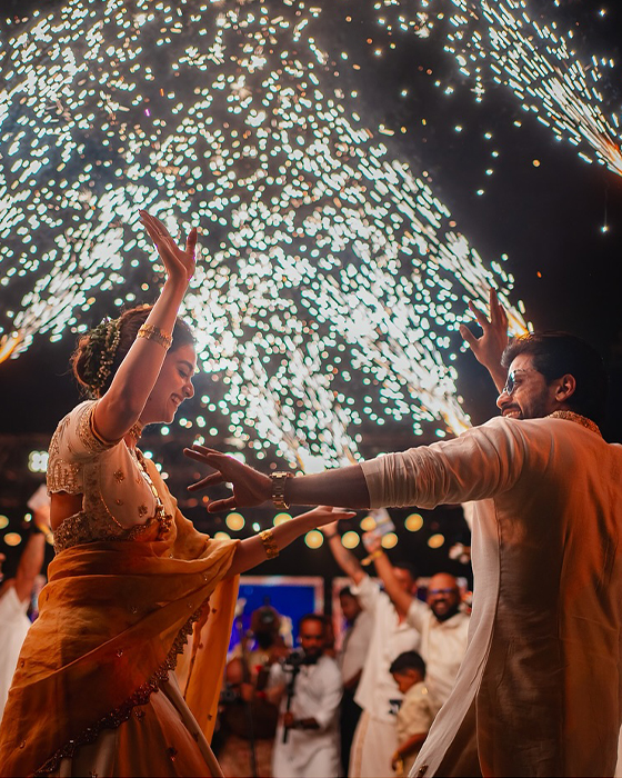 Keerthy Suresh's Wedding Bliss: Unseen White and Gold Pictures
