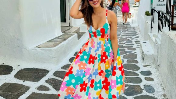 Kriti Sanon Carries All The Colors On Her In The White Lane