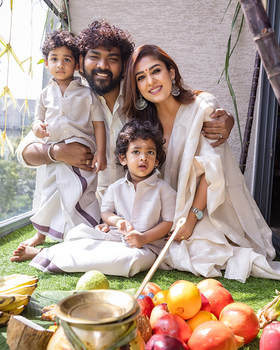 Nayanthara's Traditional Pongal Celebration with Loved Ones, Pics Inside!