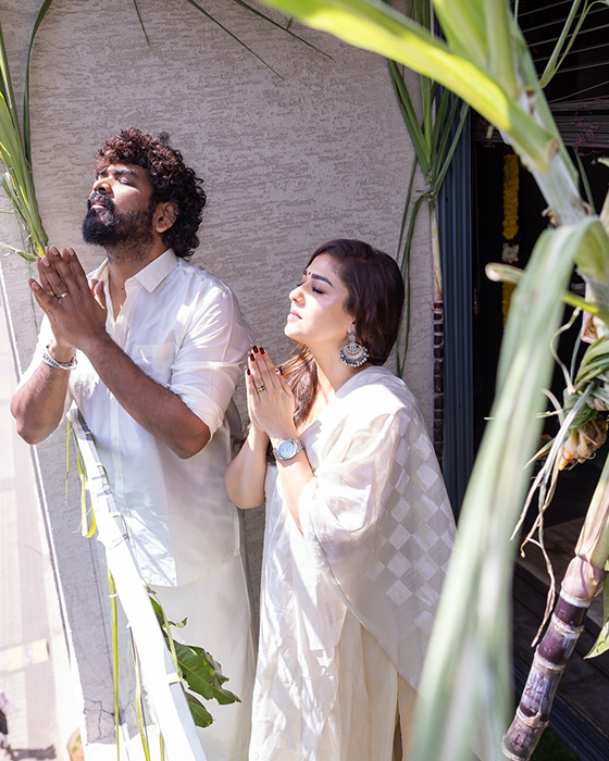 Nayanthara's Traditional Pongal Celebration with Loved Ones, Pics Inside!