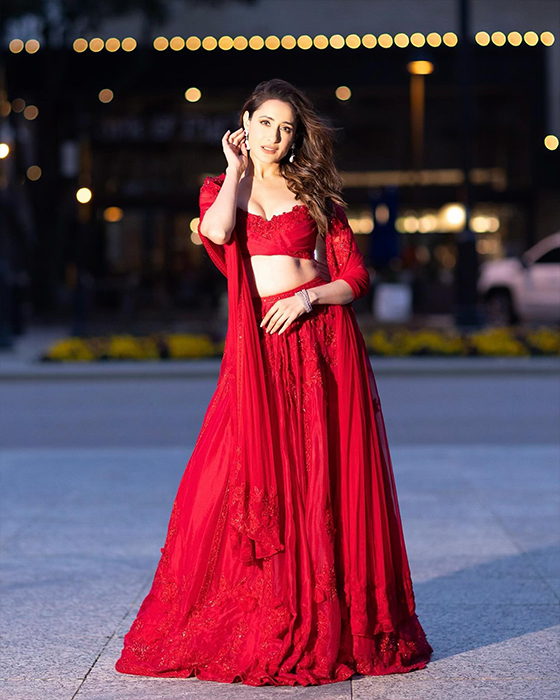 Pragya Jaiswal Sets The Stage On Fire In A Bold Red Lehenga!