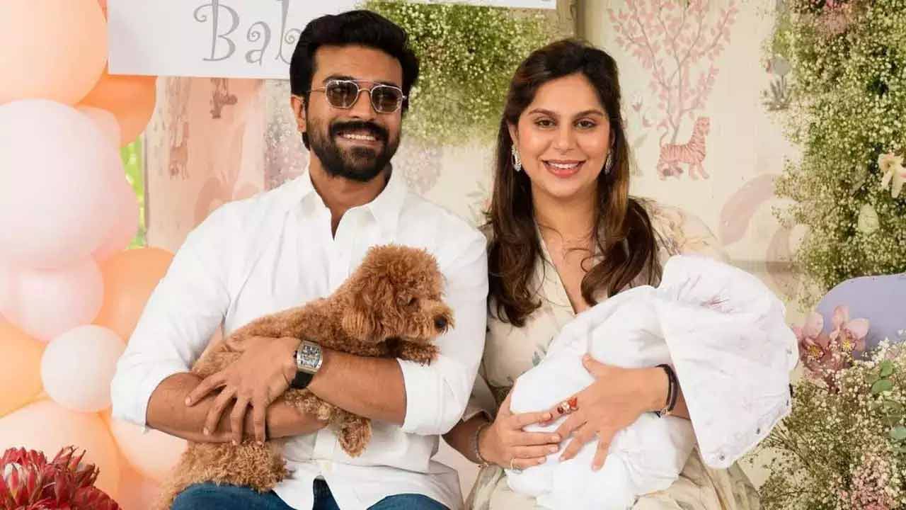 Klin Kara’s Adorable Reaction to Seeing Dad Ram Charan On-Screen