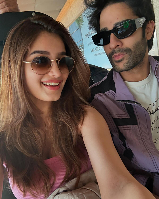 Rasha Thadani: The Rising Star Treats Fans with Exclusive Azaad BTS