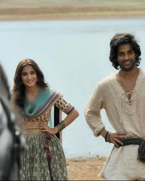 Rasha Thadani: The Rising Star Treats Fans with Exclusive Azaad BTS