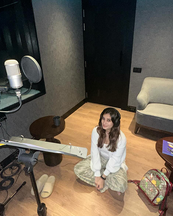 Rasha Thadani: The Rising Star Treats Fans with Exclusive Azaad BTS