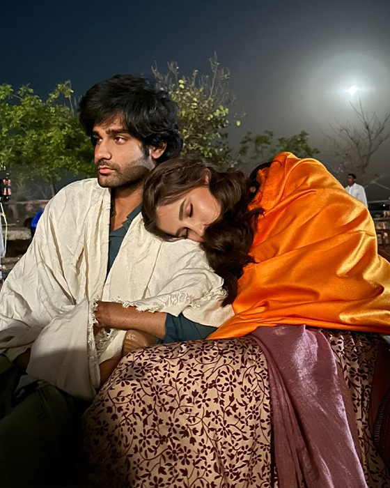 Rasha Thadani: The Rising Star Treats Fans with Exclusive Azaad BTS