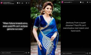 Urvashi Rautela Shades Critics with Cryptic Posts After Kiara Remark Backlash