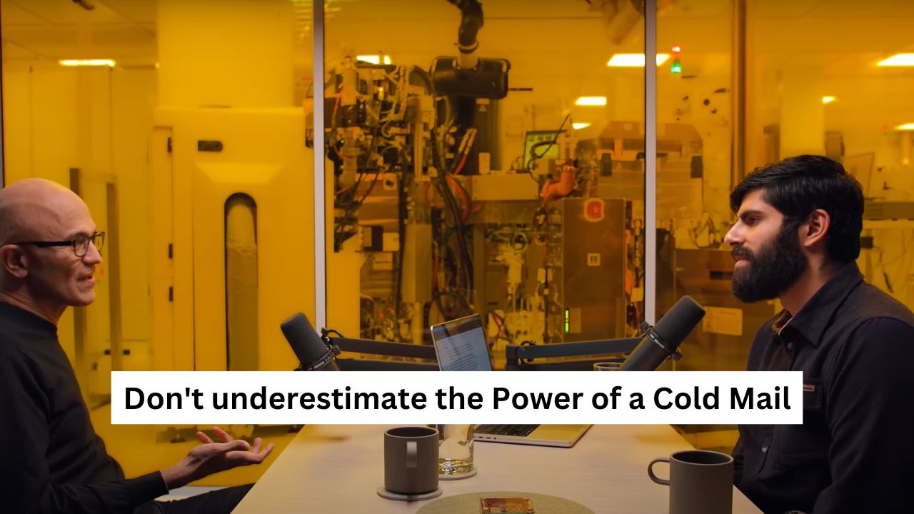How did Microsoft CEO Satya Nadella got convinced for Podcast in 4 mins