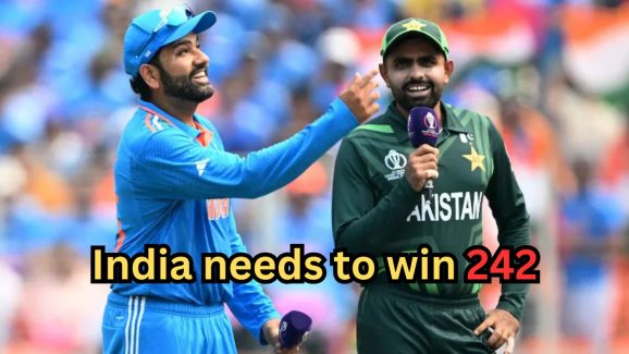 Champions Trophy 2025 – India needs 242 to win