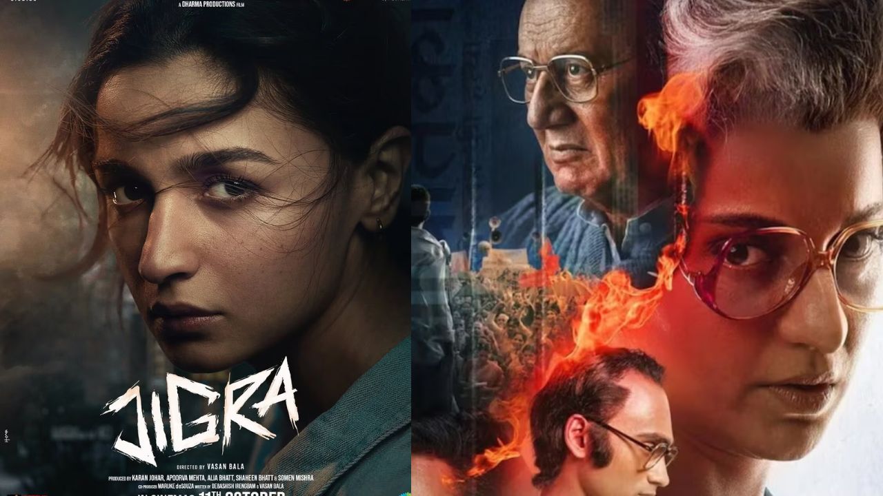 Box Office Collections: Kangana Ranaut’s Emergency vs Alia Bhatt’s Jigra