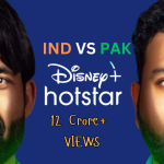 Ind Vs Pak: Marks History by 12 Crore+ views on Disney Hotstar!.