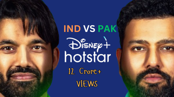 Ind Vs Pak: Marks History by 12 Crore+ views on Disney Hotstar!.