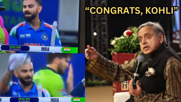 Shashi Tharoor Congratulates the WRONG Kohli?