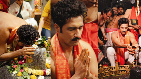 Vicky Kaushal Seeks Blessings at Grishneshwar for Chhaava