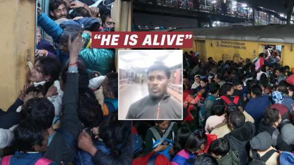 Bihar Man loses Wife & Daughter in Delhi Stampede, Struggles to find Son!