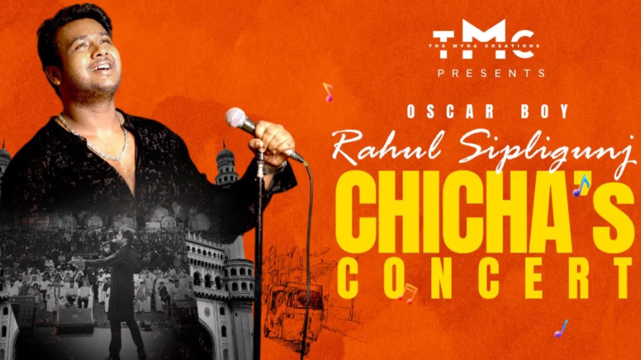 Biggest Musical Concert by Rahul Sipligunj in Hyderabad