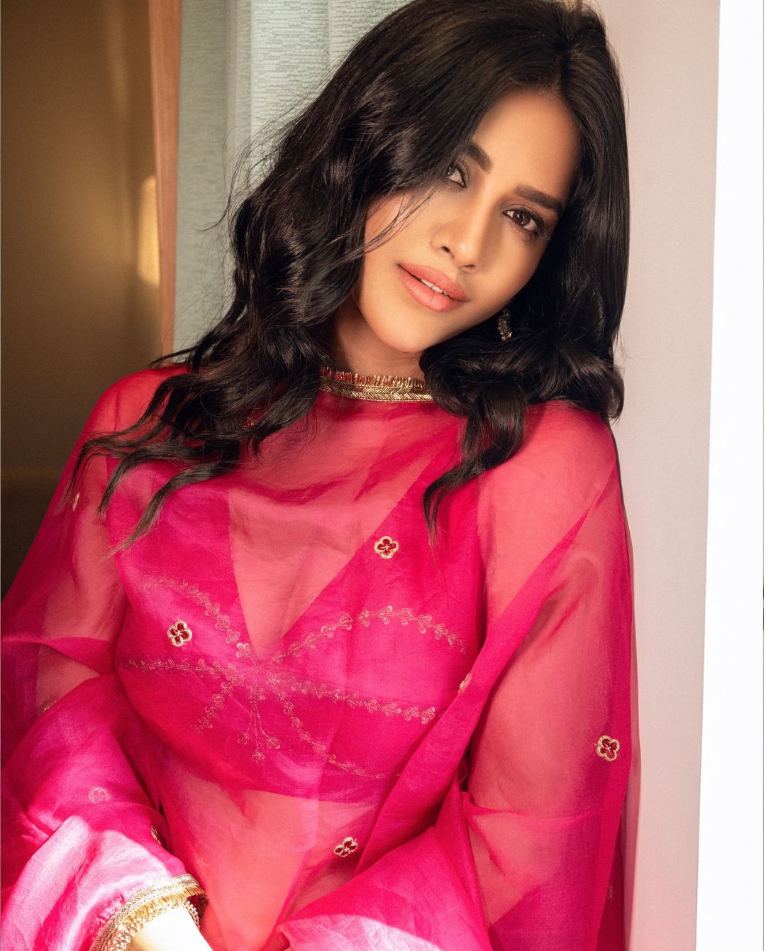 Barbie doll in her pink Lehenga