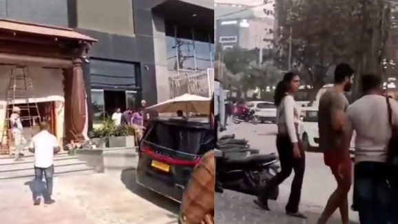 Spotted: Why is Vijay not helping Rashmika..? When she had trouble to walk