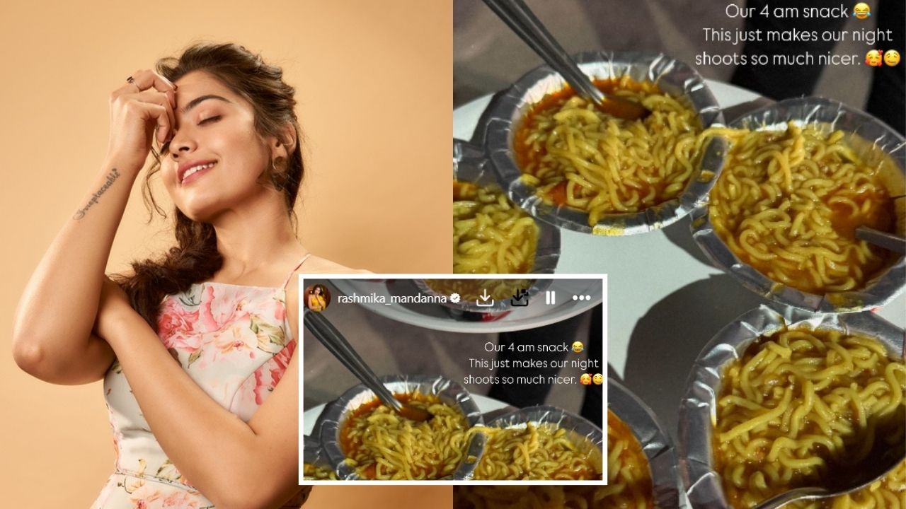 This is Rashmika’s favorite snacks in between the shoots