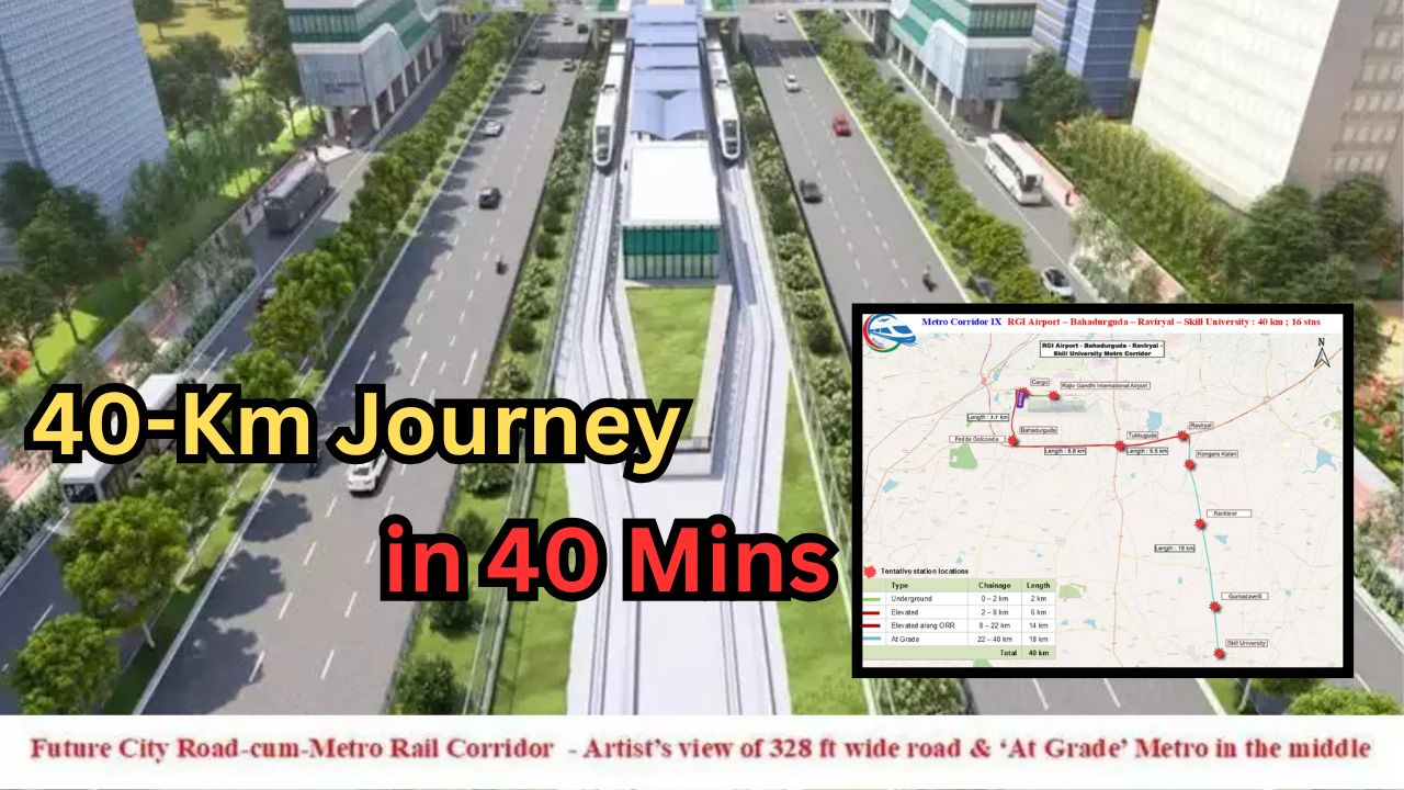 Hyderabad Metro: 40-Km Journey in 40 Mins