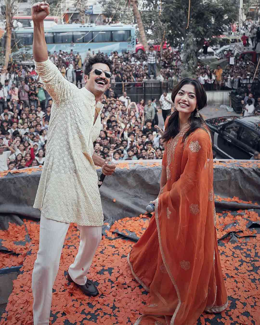 Rashmika Mandanna Shares Exciting Update on “Chhaava” with Stunning Photos!