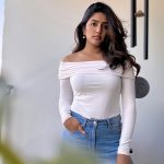 Eesha Rebba: Easy Style in Blue and White, take a look at it